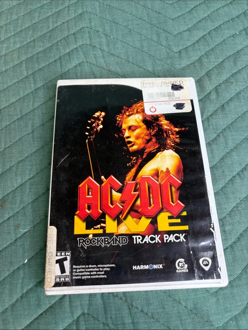 AC/DC Live Rock Band Track Pack - Black Game Case